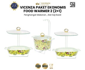 Paket Ekonomis Food Warmer 2 (2+1) Mawar